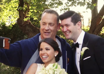 Tom Hanks débarque en plein shooting photo d’un mariage à Central Park (New York)