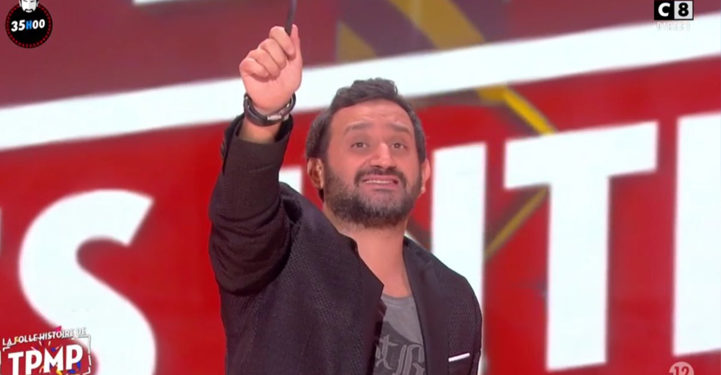 « TPMP : Les 35 heures de Baba » Cyril Hanouna parvient à battre le record d’antenne la plus longue en direct !