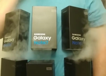 Pour Halloween, il fabrique un costume avec des boîtes de Samsung Galaxy Note 7 qui font de la fumée !