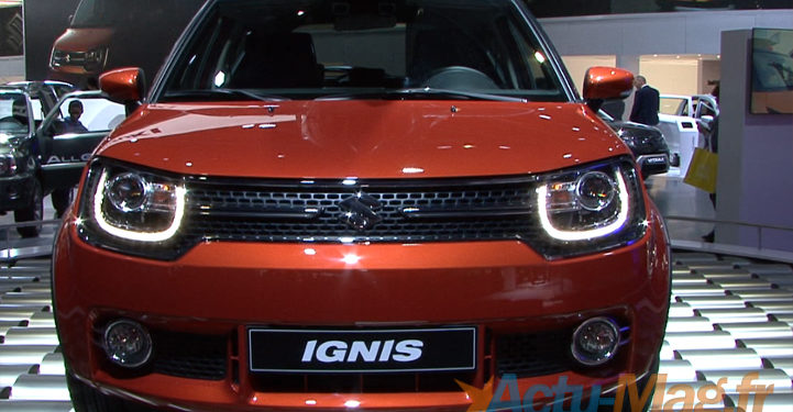 Mondial de l’Automobile 2016 : Suzuki présente son SUV Urbain Compact Ignis !