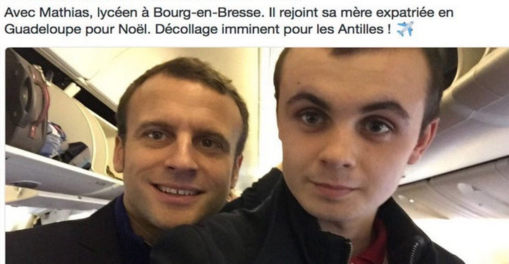 « Il rejoint sa mère expatriée en Guadeloupe » : Le tweet d’Emmanuel Macron qui passe mal !
