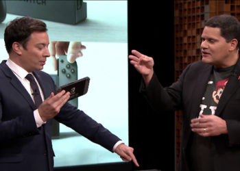 Jimmy Fallon a eu le privilège de tester en avant-première la nouvelle console Nintendo Switch pendant son show !