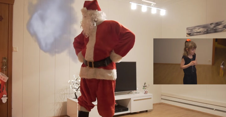 Sa fille ne croyait plus au père Noël, son papa lui a prouvé le contraire !