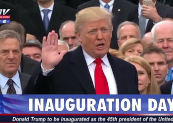 Donald Trump : Un militaire perturbe la cérémonie en jouant du clairon pendant le serment du 45ème président !