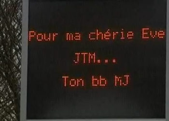 Longjumeau : Pour la Saint-Valentin, déclarez votre flamme sur les panneaux électroniques de la ville !