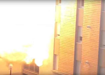 Toulouse : (Video) L&rsquo;impressionnante explosion d&rsquo;une bouteille de gaz sur le balcon d&rsquo;un appartement en feu !