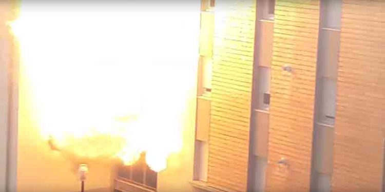 Toulouse : (Video) L’impressionnante explosion d’une bouteille de gaz sur le balcon d’un appartement en feu !
