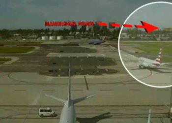 Harrison Ford manque de peu une collision avec un Boeing 737 !