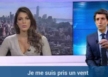 Thomas Misrachi de BFMTV se prend un joli vent d’Iris Mittenaere, la Miss Univers française !