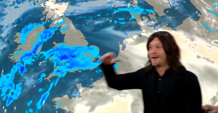 Quand Daryl (The Walking Dead) perturbe le bulletin météo sur SkyNews !