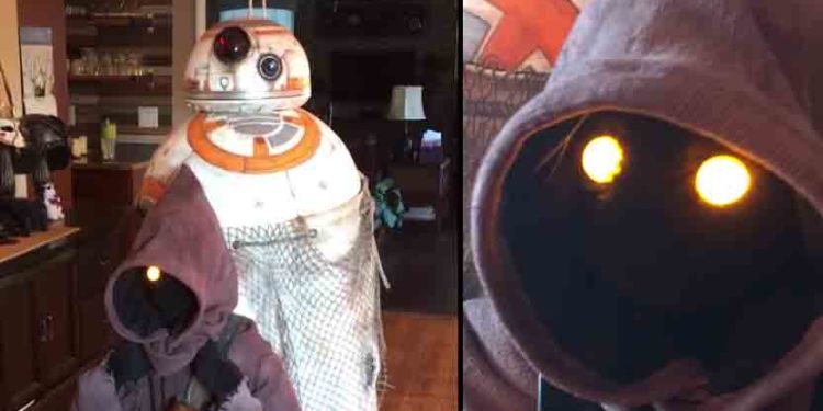 L’impressionnant cosplay d’un Jawa de Star Wars avec BB-8