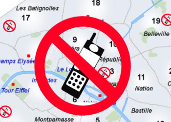 Paris : Les smartphones interdits dans certains arrondissements de la capitale !