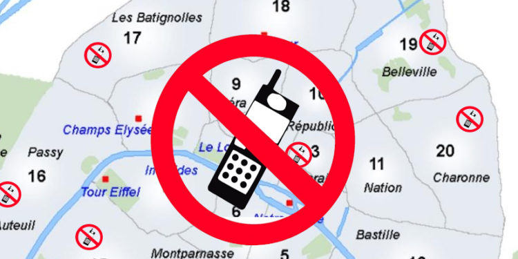 Paris : Les smartphones interdits dans certains arrondissements de la capitale !
