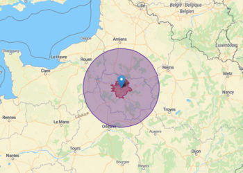 Confinement. Grâce à cette carte, vous allez savoir jusqu’où vous pourrez partir à 100 km autour de votre domicile dès le 11 mai