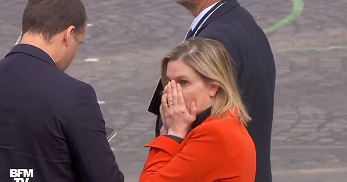 14 juillet. La ministre Agnès Pannier-Runacher prise de panique après avoir oublié son masque