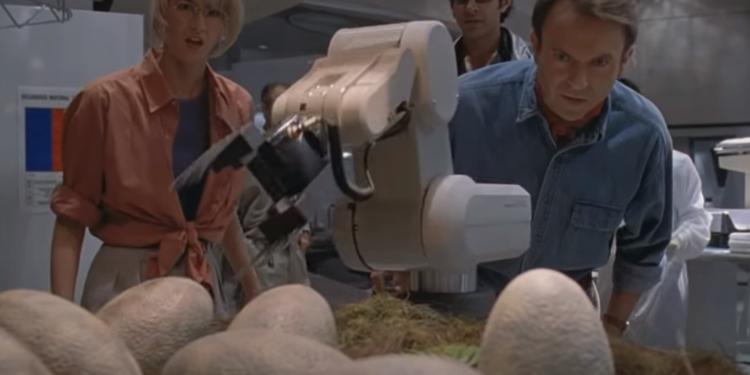 Capture Youtube Alan, Ellie, Ian Jurassic Park 1
