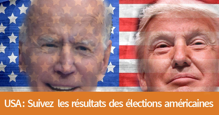 USA. Joe Biden Vs TRUMP : Suivez les résultats de l’élection américaine