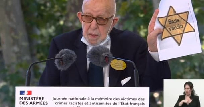 Joseph Szwarc, victime de la rafle du Vel d’Hiv, s’indigne contre les anti-vaccins qui utilisent l’étoile jaune : « J’ai porté l’étoile, je sais ce que c’est, je l’ai dans ma chair »