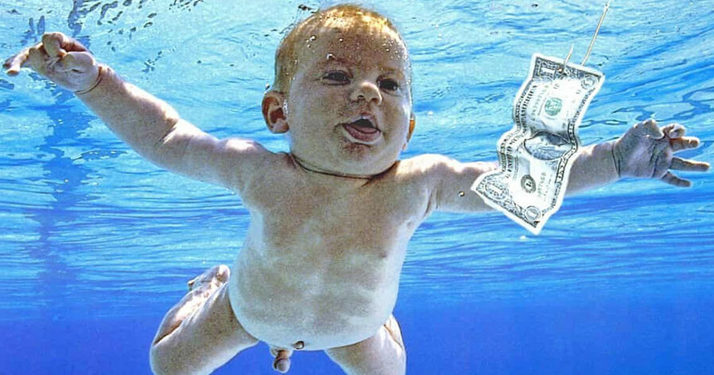 Nirvana : Le bébé qui apparaissait nu sur la pochette de l’album « Nevermind » porte plainte pour pédopornographie
