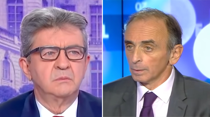Présidentielle 2022. Un débat entre Jean-Luc Mélenchon et Eric Zemmour ce soir sur BFMTV