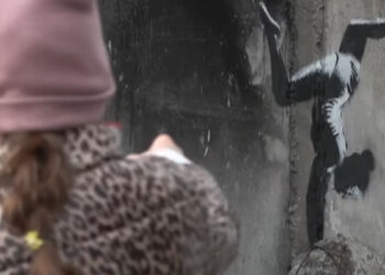 Banksy en Ukraine : des semis de révolte et de poésie au milieu du chaos