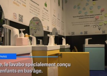 Foire de Paris 2025 : FenyCare, le lavabo spécialement conçu pour les enfants en bâs âge