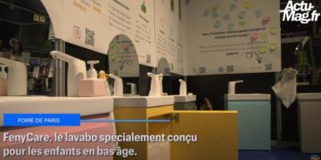 Foire de Paris 2025 : FenyCare, le lavabo spécialement conçu pour les enfants en bâs âge
