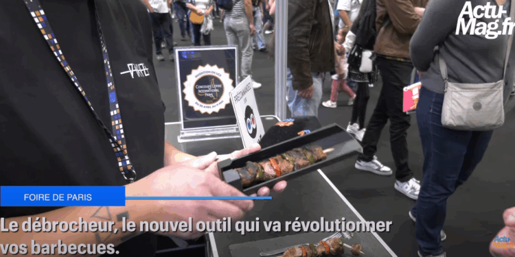 Foire de Paris 2025 : Le Débrocheur à brochette, l’outil parfait pour les barbecues