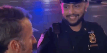 Les images insolites d’Emmanuel Macron bloqué par la police à New York, contraint d’appeler Donald Trump