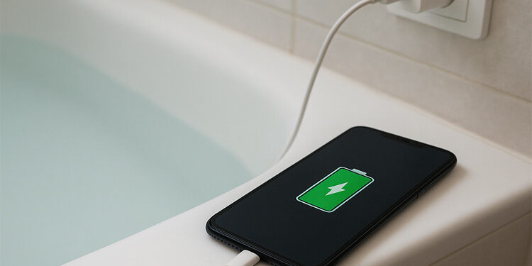 Une adolescente meurt électrocutée dans son bain à Paris à cause de son téléphone portable