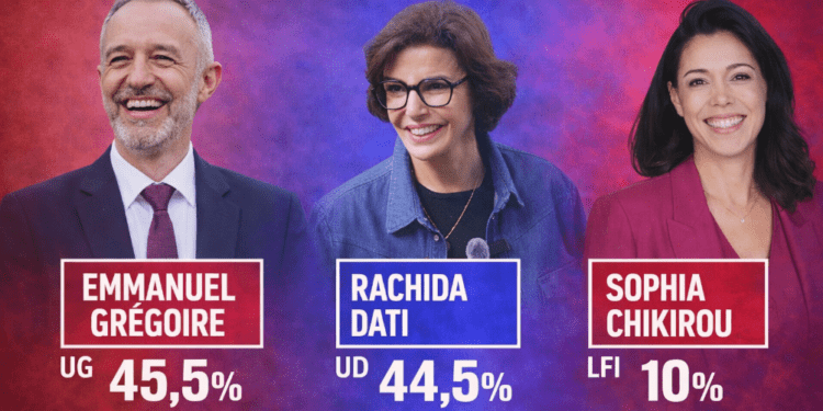 Municipales à Paris : Dati et Grégoire au coude-à-coude, un second tour sous haute tension