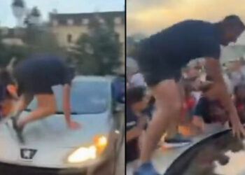Insolite : Le député Karl Olive grimpe sur le capot d&rsquo;une voiture pour fêter le sacre du PSG