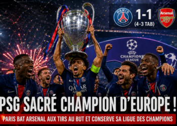 PSG sacré champion d’Europe : Paris bat Arsenal aux tirs au but et conserve sa Ligue des champions