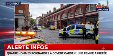 Attaque au couteau à Londres : quatre blessés près de Covent Garden, une femme interpellée