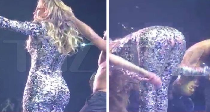 Jennifer Lopez craque son pantalon et dévoile une partie de ses fesses !
