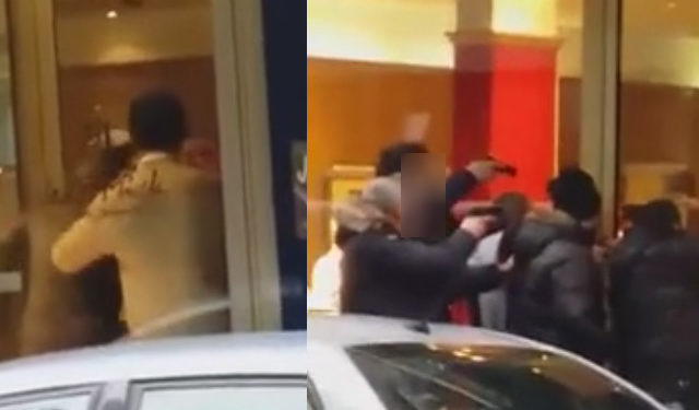 Paris : Regardez ces deux braqueurs qui restent bloqués dans le sas d&rsquo;une bijouterie !