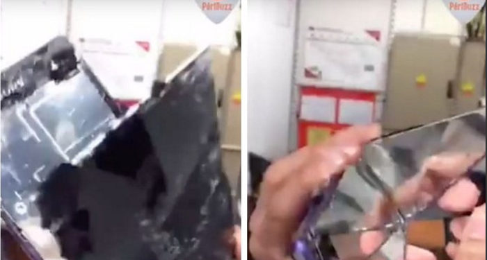 (Regardez) Deux employés de SFR se filment en train de casser le téléphone d’un client soi-disant mécontent !
