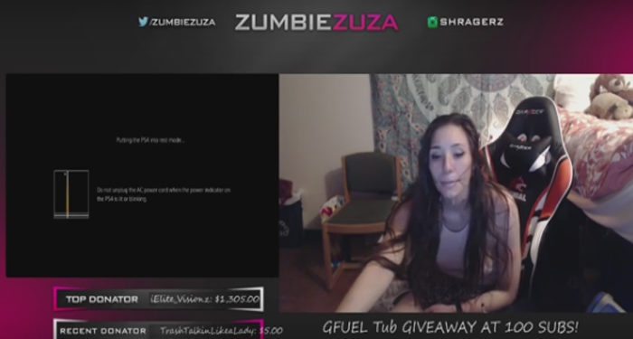 Une joueuse de Call Of Duty ivre morte vomit en direct pendant une diffusion sur Twitch !