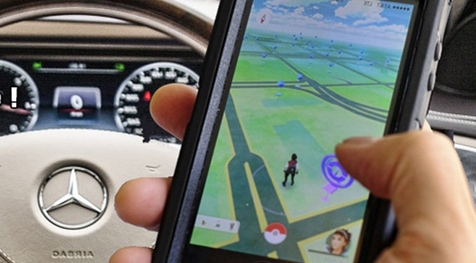 Besançon : Voulant à tout prix attraper un pokémon, il ne regarde pas la route et termine dans un mur !