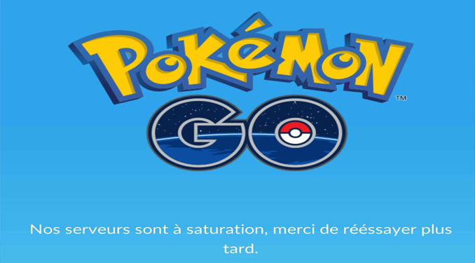 #PokemonGO : Grosse panne générale des serveurs après le déploiement de l’application dans 26 nouveaux pays !