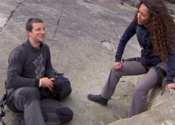 Quand l&rsquo;ancienne chanteuse des Spice Girls, Mel B urine sur Bear Grylls !
