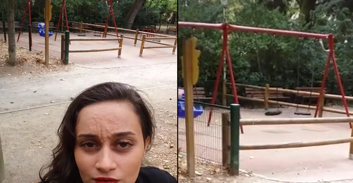 Fake ou phénomène inhabituel : Une jeune Toulousaine filme une balançoire qui bouge toute seule et fait le buzz sur internet !