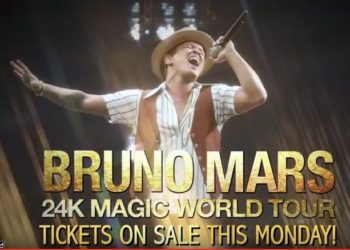 Bruno Mars : Sa tournée complète en France en l&rsquo;espace de quelques minutes malgré une seconde date ajoutée !