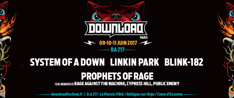 Le Download Festival 2017 se paye Linkin Park et System of a Down