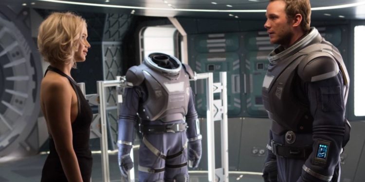 Passengers: Chris Pratt et Jennifer Lawrence coincés dans l’espace!