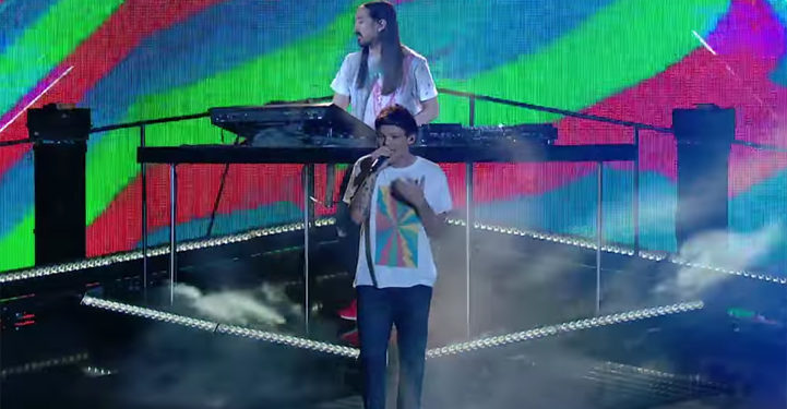 Steve Aoki & Louis Tomlinson collaborent ensembles sur le titre « Just Hold On »