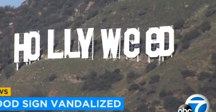 Les célèbres lettres emblématiques d&rsquo;Hollywood changées en « Hollyweed » !