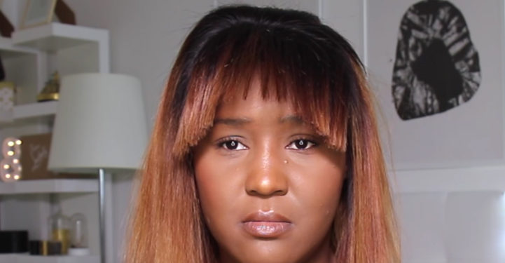 La youtubeuse Envy fait le buzz après s&rsquo;être ratée au moment ou elle coupait sa frange !