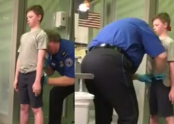États-Unis : La fouille intégrale d&rsquo;un enfant dans un aéroport par un agent de sureté choc les internautes américains !