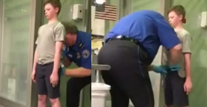 États-Unis : La fouille intégrale d’un enfant dans un aéroport par un agent de sureté choc les internautes américains !